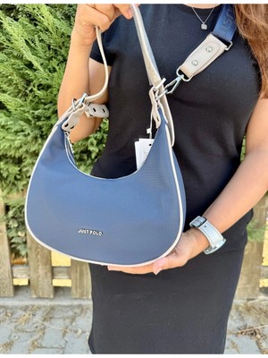 Just Polo Kadın Lacivert Taş Yeni Sezon Su Geçirmez El & Omuz ve Çapraz Askılı Çanta Shopper