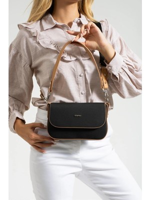 Just Polo Kadın Krem Camel El ve Omuz Çantası 346005MH