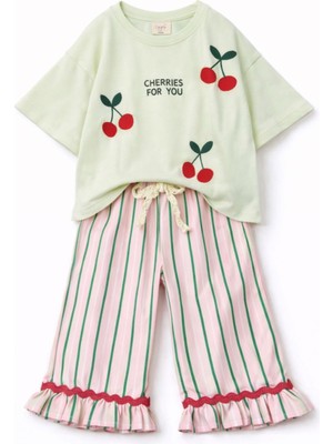 Ozzy Kids Kız Çocuk Tişört & Pantolon Takım
