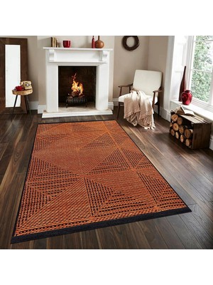 Prestij Home Şönil Yıkanabilir Pamuk Kilim  Salon Koridor Mutfak Halısı Çocuk Odası