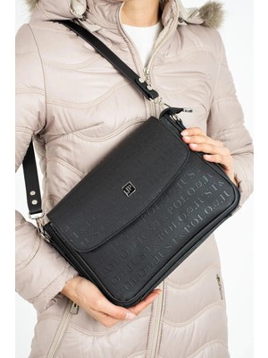 Just Polo Kadın Büyük Boy Ayarlanabilir Askılı Lüks El ve Omuz Çantası Ebat : 29 x 19 cm