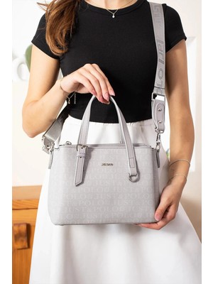 Just Polo Günlük Kombinlere Uygun Kadın Spor Model Ayarlanabilir Askılı Şık El & Omuz Çantası Shoulder Bag