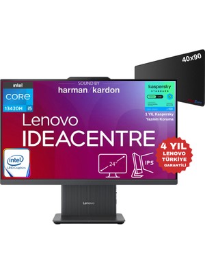Lenovo Ideacentre 24IRH9 Intel Core I5-13420H 24GB 512GB 23,8" Fhd W11H All In One Bilgisayar - Webzone Mouse Pad / 1 Yıl Kaspersky Yazılım Koruma WZ18