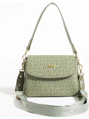 Just Polo Kadın 2 Bölmeli El ve Omuz Çantası 2197MH Ebat 23 x 16 cm