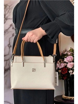 Just Polo Kadın Mavi Büyük Boy 5 Bölmeli El ve Omuz Çantası 234030MH