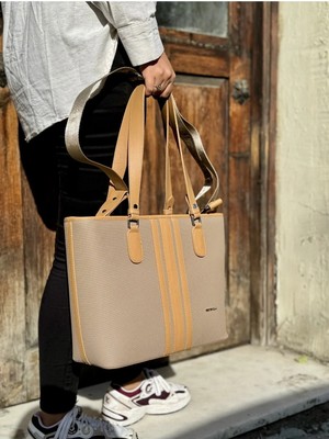 Kadın Orijinal Just Polo Yeni Sezon Büyük Boy 3 Bölmeli Lüks El ve Omuz Çantası Shoulder Bag