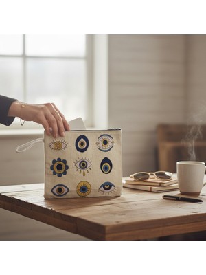 Türk Motfli Goblen El Çantası 27*23 cm