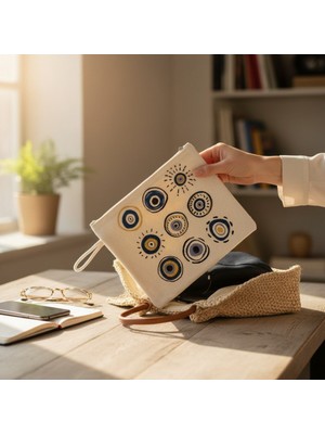 Türk Motfli Goblen El Çantası 27*23 cm