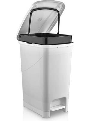 PremiumPort Şık ve Kompakt 15 Litre Iç Kovalı Çöp Kovası, Pratik Kullanım Sağlar