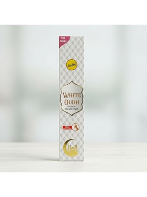 Sree Vani White Oud (100'LÜ) Beyaz Ud Parfüm Hediyeli Premium Kalite Meditasyon Çubuk Tütsü