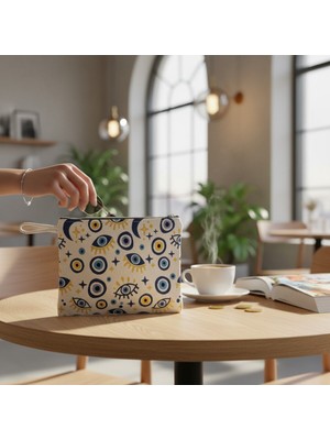 Türk Motfli Goblen El Çantası 27*23 cm