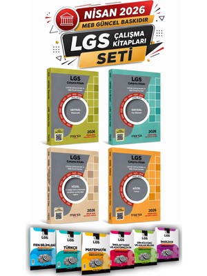 Marka Yayınları 2026 Nisan Güncel 8. Sınıf Lgs Tam Set 4 Kitap Meb Örnek ve Çıkmış Sorular (Sayısal + Sözel)