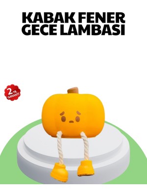 Epilons Şarjlı Pumpkin Led Masa Lambası Zamanlayıcılı Dokunmatik
