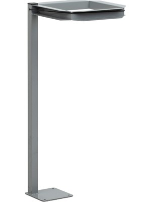 PremiumPort Dayanıklı Metal Dış Mekan Çöp Kutusu, Bahçe ve Park Için Pratik Kullanım