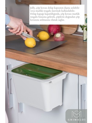 PremiumPort Pratik 6 L Çöp Kovası, Şık ve Dayanıklı Tasarım