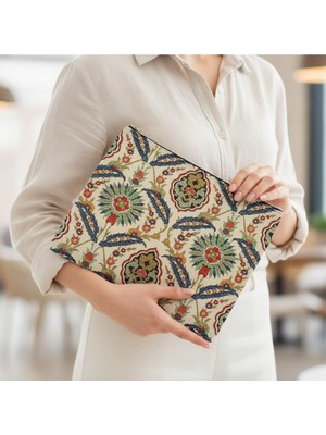Türk Motfli Goblen El Çantası 27*23 cm