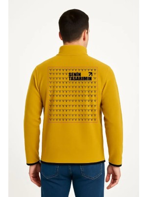 Zenvia Arka Polar Kazak Dik Yaka - Sarı