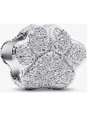 KFS Dokulu Pati Mini Charm 925 Ayar Gümüş