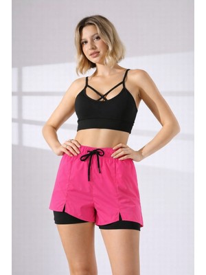 Lubiti Kadın Içten Taytlı Survivor Spor Şort