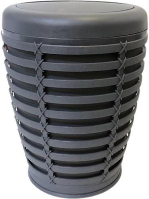 PremiumPort Şık Antrasit Gri Palm Çöp Kovası, Pratik ve Dayanıklı Tasarım