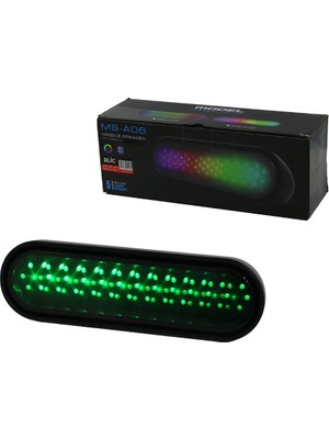 Die Grup 2x2 Inç Bluetooth Wireless Rgb Işıklı Hoparlör Speaker Typc-E To USB Şarjlı 5W (5501)