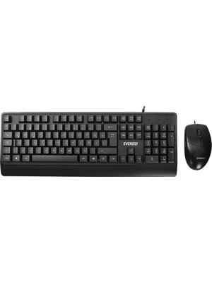 Die Grup USB Kablolu Klavye - Mouse Set Q Klavye 3D - 1200DPI Mouse (5501)