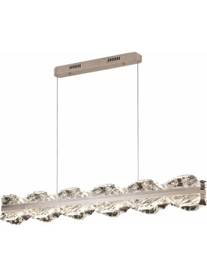 Noya Lighting Modern Avize Modelleri - Yemek Masası Avizesi - Lüks LED Avize - Modern Yapraklı LED Avize 120CM