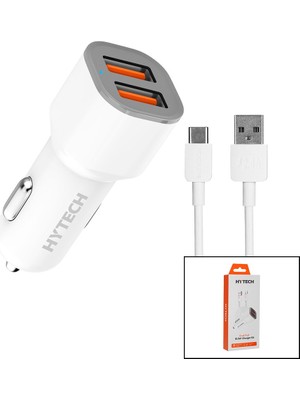 Die Grup Type-C - Kablolu  Oto - Araç Çakmaklık Şarj Başlık Set  15.5W - 1mt Kablo  HY-X46 (5501)