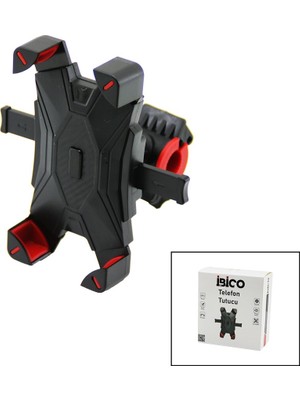 Die Grup Bisiklet - Motorsiklet - Bebek Arabası Telefon Tutucu - Tutacak Abs Pls. 360° - Boyut Ayarl