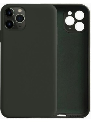 Najmaddin Ally Iphone 11 Pro Max Kamera Korumalı Lansman Kılıf Içi Kadife Silikon KILIF-(577