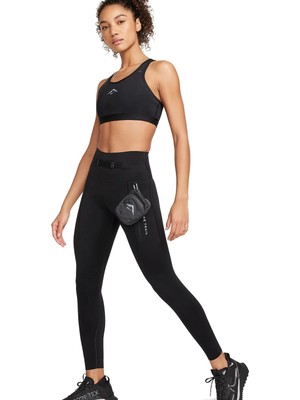 Nike Trail Go 7/8 Yüksek Destekli Kadın Koşu Taytı (Extra Çantalıdır)-Sportxstore