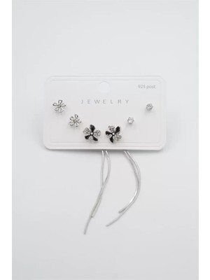 Die Grup Çoklu Set Küpe - Gümüş