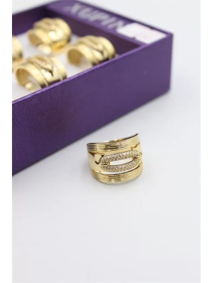 Die Grup 6'lı Kutu Xuping Yüzük - Altın