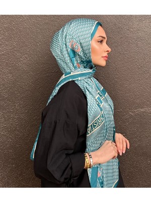 Buscarfs Mavi Ipek Şal