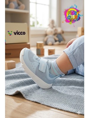 Vicco Kolay Giyilebilir Hafif ve Esnek Unisex Erkek Ilk Adım Ayakkabısı