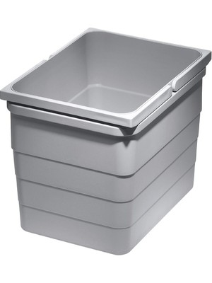 PremiumPort Pratik 12 Litre Gri Çöp Kutusu, Şık ve Dayanıklı Tasarım