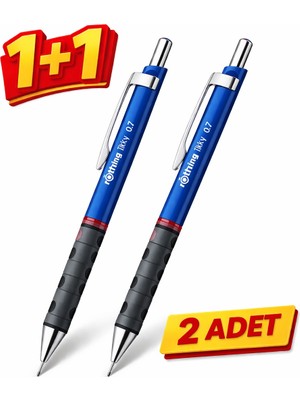 Lacivert Rotring Kalem Seti 2 Adet Sert Formda Günlük ve Okul Kullanımına Uygun