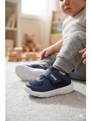 Vicco Kolay Giyilebilir Hafif ve Esnek Unisex Erkek Ilk Adım Ayakkabısı