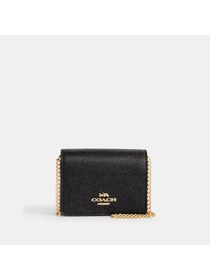 Coach Mini Wallet On A Chain Zincir Askılı Mini Çanta