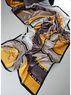 Buscarfs Sarı Ipek Şal