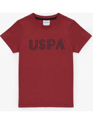 U.s. Polo Assn. Erkek Çocuk Vişne Tişört Basic 50325556-VR223