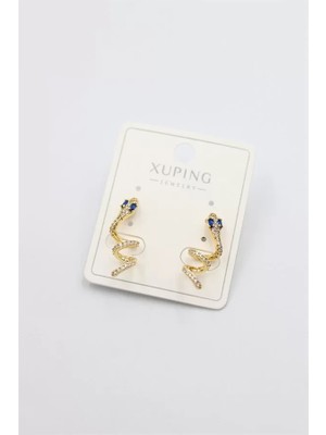 Die Grup Yılan Küpe - Altın