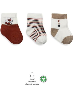 SHC4200 3'lü Penye Soket Çorap 10109 Kiremit