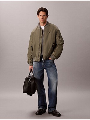 Calvin Klein Erkek Jeans Naylon Bomber Ceket