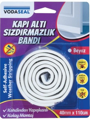 SHC4200 Kapı Altı Sızdırmazlık Bandı 40 mm 110 cm Beyaz