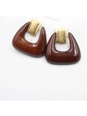 Die Grup Çanta Küpe - Kahverengi