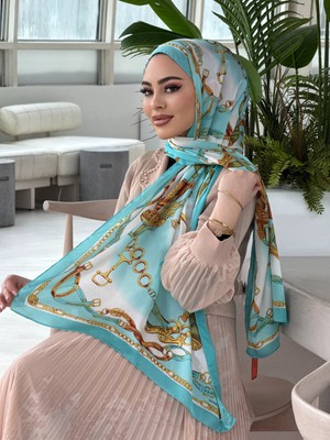 Buscarfs Mavi Ipek Şal