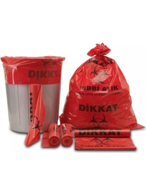 PremiumPort Büyük Boy Tıbbi Atık Poşeti 80X110CM, Güvenli ve Pratik Kullanım