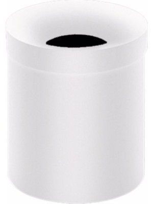 PremiumPort Pratik 5lt Çemberli Çöp Kovası, Şık Mat Beyaz Tasarım