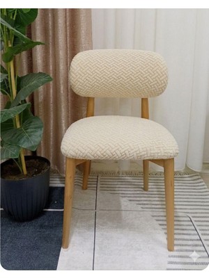 Nurluk Tuğladesen Lastikli Esnek Çok Kaliteli 1 Adet ( Alti Üstü )Elma Sandalye Kılıfı